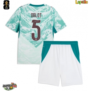 Portugali Diogo Dalot #5 Vieraspaita Lapsille MM-kisat 2026 Lyhythihainen (+ shortsit)